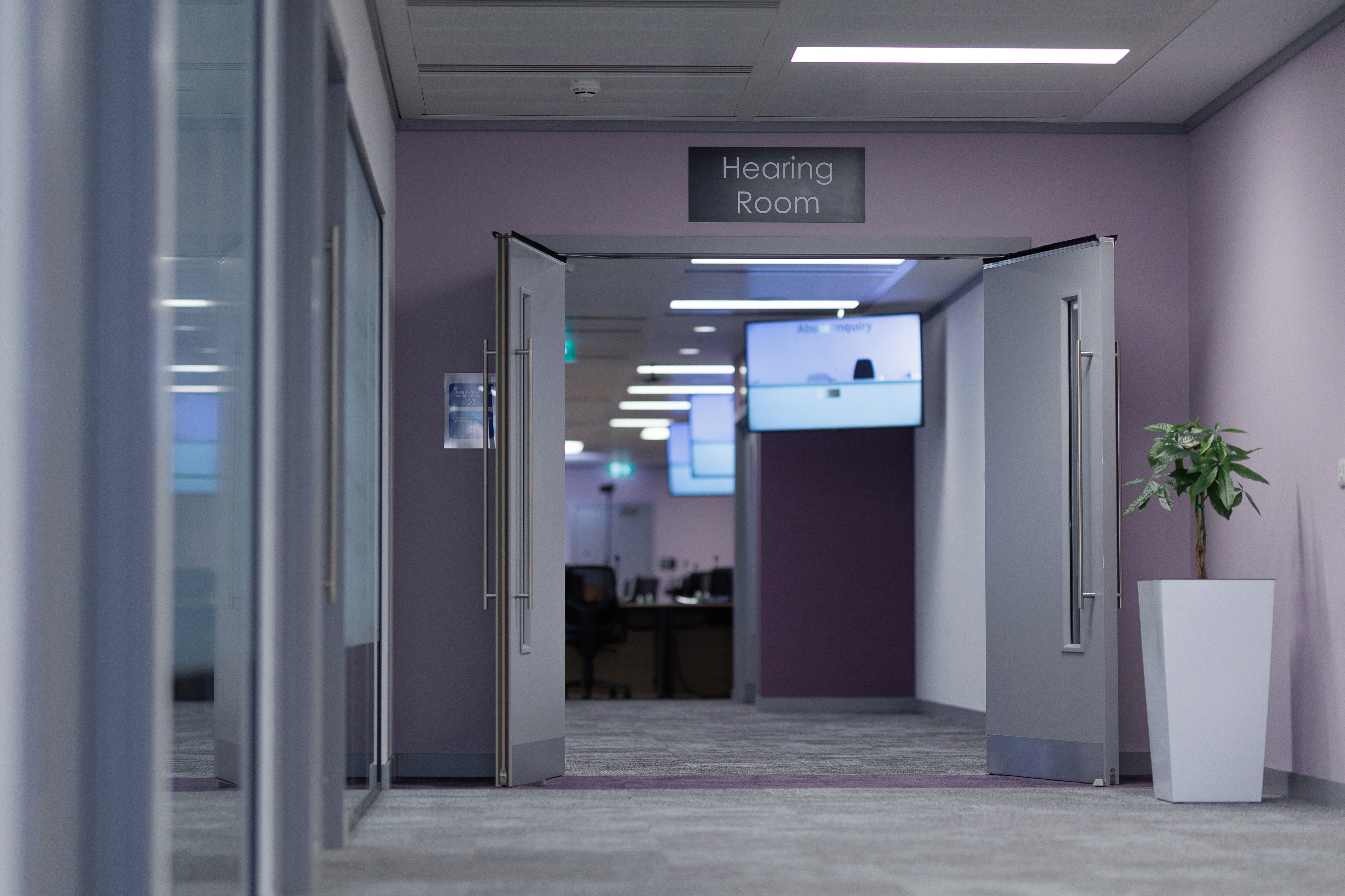 Picture taken in corridor of Mint House