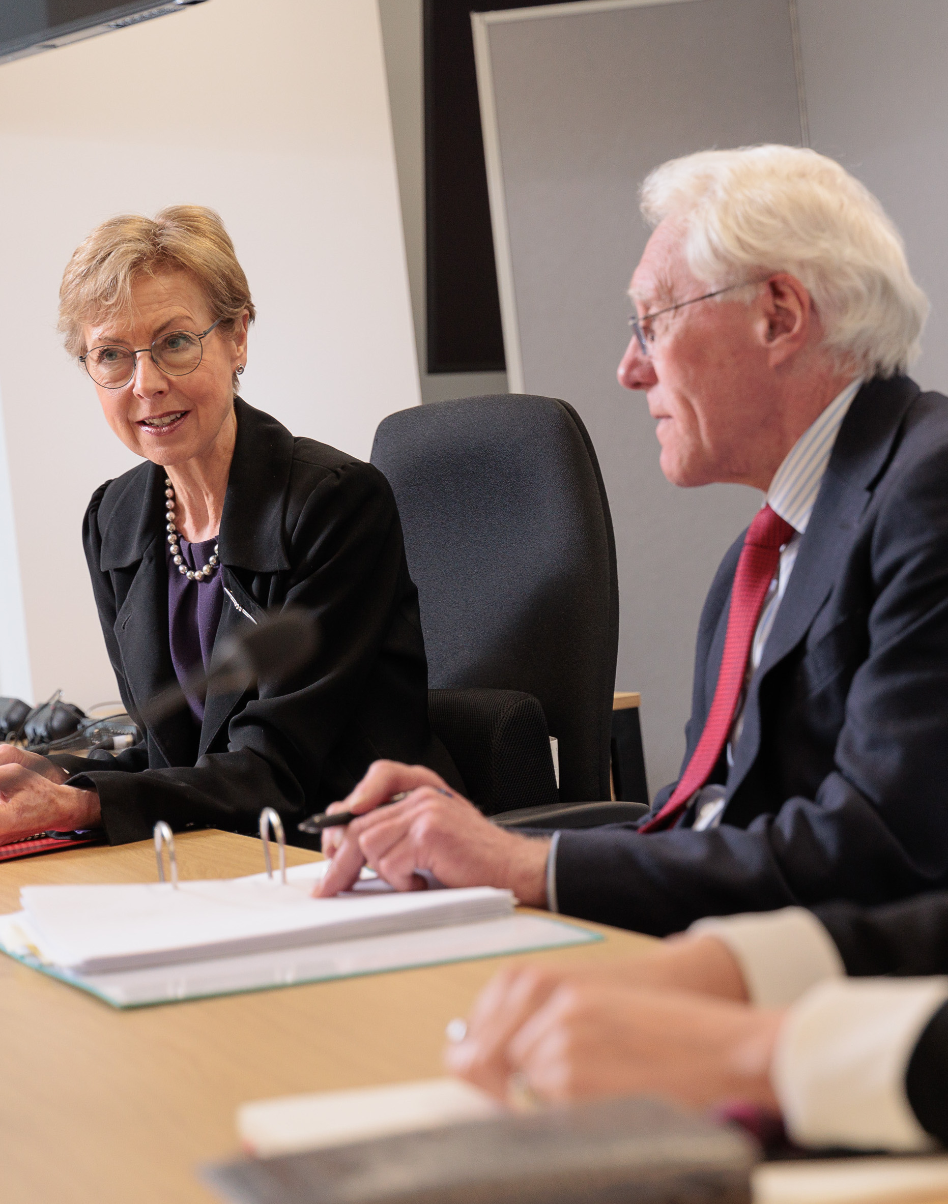 Lady Smith and the board 